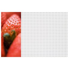 앤비커머스 인테리어 타공판 딸기확대 좌 WHITE, 1개 문구/오피스/보드/칠판/광고 반품 최저가 28,180원