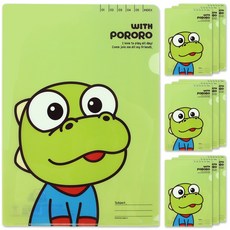 뽀로로 위드 L자 홀더 파일 A4, 크롱, 10개 문구/오피스/학용품/수업준비 반품 최저가 7,360원