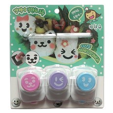 키친구 깜찍이 김펀치 3종 세트, 핑크 + 바이올렛 + 블루, 1세트 주방용품/주방조리도구 반품 최저가 11,240원