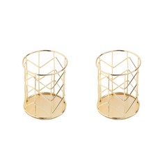 GUNU V패턴 프레임 연필꽂이 브러쉬홀더, 골드, 2개 문구/오피스/사무용품 전문관 반품 최저가 5,800원