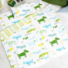 [코니아일랜드] 리플겹이불세트, 슈가퍼피(그린), 구름솜 출산/유아동/유아동침구 반품 최저가 60,260원