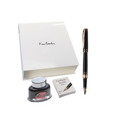 피에르가르뎅 리그랜드 만년필 + 병잉크 + 잉크카트리지 + 기프트박스 세트, F, 블랙 문구/오피스/필기류 반품 최저가 32,360원