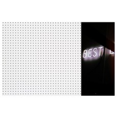 앤비커머스 인테리어타공판 베스트네온 우WHITE, 1개 문구/오피스/보드/칠판/광고 반품 최저가 8,970원