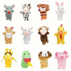 치프몰 역할 놀이 손가락 인형 12종, 혼합색상, 1세트 완구/취미/역할놀이 반품 최저가 8,690원