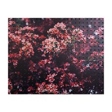 앤비커머스 인테리어타공판 분홍꽃B gray, 1개 문구/오피스/보드/칠판/광고 반품 최저가 19,760원