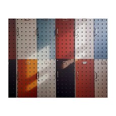 앤비커머스 인테리어타공판 컬러캐비닛 gray, 1개 문구/오피스/보드/칠판/광고 반품 최저가 23,120원
