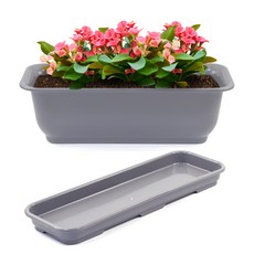 라운드 직사각 뷰티 5호 + 받침, 다크 그레이, 1개 홈인테리어/원예/가드닝 반품 최저가 12,480원