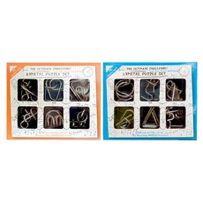 TUCO.B 브레인퍼즐 클럽 오렌지 6종 + 블루 6종 세트, 12피스, 1개 완구/취미/퍼즐/큐브/피젯토이 반품 최저가 7,360원