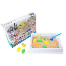 세계유통 매직 샌드 모래놀이 세트 중, 혼합색상, 1420g, 1개 완구/취미/역할놀이 반품 최저가 9,840원
