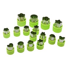야채 모양틀 대 4p + 소 12p + 그린캡 대 4p + 소 12p, 1세트 주방용품/주방조리도구 반품 최저가 10,350원
