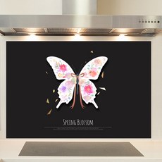 샤이니아트 주방아트보드 꽃나비 블랙, 1개 주방용품/주방잡화 반품 최저가 3,470원