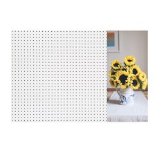 앤비커머스 인테리어 타공판 해바라기꽃병A 우 WHITE, 1개 문구/오피스/보드/칠판/광고 반품 최저가 40,710원