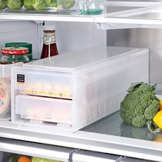 창신리빙 센스 국산 냉장고 서랍저안트레이 B형, 투명, 1개 주방용품/주방정리소품 반품 최저가 10,030원