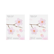 어프리 스티키리프 투명 벚꽃 반투명 점착메모지 L, 핑크, 80매, 2개 문구/오피스/학용품/수업준비 반품 최저가 8,280원