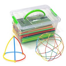 매직스트로우 장난감 빨대블록 300p + 케이스 랜덤발송, 혼합색상, 1개 완구/취미/블록놀이 반품 최저가 13,960원