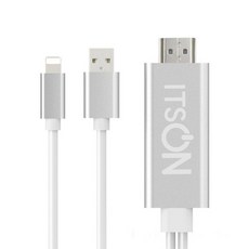 잇츠온 8핀 MHL 스마트폰 TV 미러링 케이블 2M 4K IT-MHL8, 혼합색상, 1개 가전디지털/휴대폰 액세서리 반품 최저가 7,320원