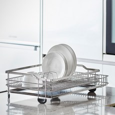 한샘 시그니처 식기건조대, 1단, 실버, 1개 생활용품/주방수납/잡화 반품 최저가 74,220원