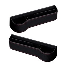 마켓감성 차량 시트 틈새 컵홀더 다기능 보관함 블랙 좌 + 우, 1세트 자동차용품/인테리어 반품 최저가 10,730원