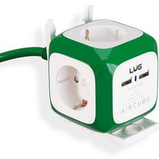 러그 박스 에어큐브 2포트 USB 멀티탭 4구, 1.5m, 그린, 1개 홈인테리어/생활전기용품 반품 최저가 18,500원