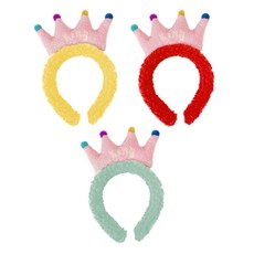 마켓감성 쏘큐트 생일파티 왕관 머리띠, 랜덤발송, 3개 문구/오피스/파티/이벤트 반품 최저가 5,350원