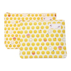 (슈슈룸) 방수 다용도 식판 파우치 Large+Medium 2종 세트-스마일(엘로우) 출산/유아동/기저귀 반품 최저가 15,800원