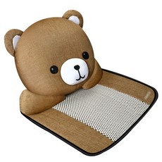 어반카 차량용 캐릭터 쿠션방석세트 메쉬형 곰돌이, 1세트 자동차용품/인테리어 반품 최저가 5,760원