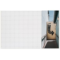 앤비커머스 인테리어 타공판 컴행아웃 우 WHITE, 1개 문구/오피스/보드/칠판/광고 반품 최저가 34,410원