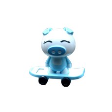 앤티스 크리에이티브 흔들인형 돼지, 블루, 1개 자동차용품/인테리어 반품 최저가 3,220원