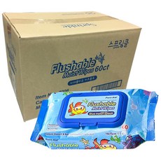 스프링클 키즈용 비데 물티슈, 10개, 60매 생활용품/화장지/물티슈 반품 최저가 9,820원