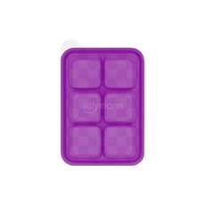 실리만 실리콘 사각6구 아이스몰드 WSK801, 투명보라, 1개 주방용품/특수저장용기 반품 최저가 5,000원