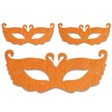슈퍼식스 스완 공주 파티 할로윈 무도회 마스크 가면 3p, 09 주황색 문구/오피스/파티/이벤트 반품 최저가 7,780원