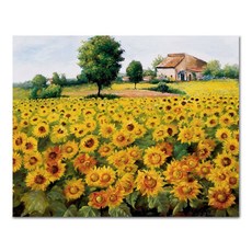 아디코 DIY 페인팅 보스만의 썬플라워팜 PH84 50 x 40 cm, 혼합색상, 1개 문구/오피스/미술/화방용품 반품 최저가 3,590원