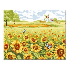 아디코 DIY 페인팅 풍차와썬플라워 PH27 50 x 40 cm, 혼합색상, 1개 문구/오피스/미술/화방용품 반품 최저가 6,370원