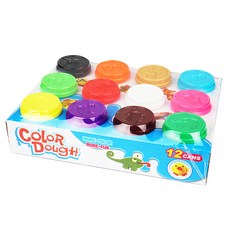 레츠토이 오감놀이 점토 만들기 클레이 60g 12색세트, 혼합색상, 1개 문구/오피스/미술/화방용품 반품 최저가 11,400원