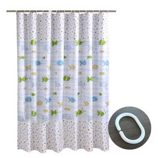 앤티스 샤워 커튼 미니피쉬 180 x 180 cm, 혼합색상, 1개 생활용품/욕실용품 반품 최저가 4,820원