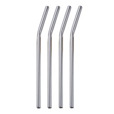 영그린 커브형 스텐빨대, 1개, 4개 주방용품/빨대/스트로우 반품 최저가 3,310원