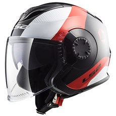 LS2HELMETS 오토바이헬멧 OF570 베르소 테크닉, 블랙 화이트 레드 자동차용품/오토바이용품 반품 최저가 55,830원