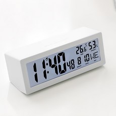 무아스 캘린더 백라이트 탁상시계, 화이트 홈인테리어/홈데코/디퓨저 반품 최저가 10,480원