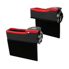 저스틴앤클로이 차량용 좌석슬롯 다기능 수납박스 운전석용 우측프레임 + 보조석용 좌측프레임 블랙&레드, 1세트 자동차용품/인테리어 반품 최저가 19,870원