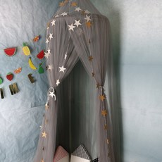 리빙조이 북유럽 크라운 캐노피, 그레이 홈인테리어/커튼/블라인드 반품 최저가 34,130원