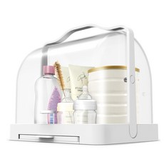 애니티베이비 분유 젖병 수유용품 보관함, 단품, 화이트 + 투명 출산/유아동/수유용품 반품 최저가 31,740원