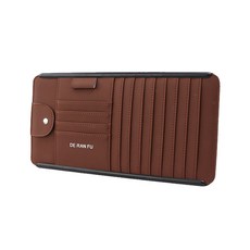 저스틴앤클로이 차량용 선바이저 인조가죽 수납 포켓, 1개, 브라운 자동차용품/인테리어 반품 최저가 13,810원