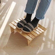 모던우드 원목 커브 발받침대, 내츄럴 홈인테리어/가구 반품 최저가 13,200원