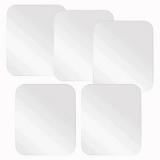 못 없이 붙이는 안전 아크릴 거울 스티커 라운드 사각형 5개 홈인테리어/시트지/스티커 반품 최저가 5,590원