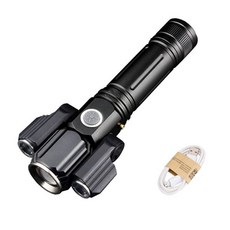 make speed 1560 루멘 3구 자전거 랜턴 + 마이크로 5핀 케이블, 블랙, 1세트 스포츠_레저/자전거 반품 최저가 16,160원