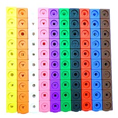 큰솔가베 연결큐브 고급형 100P, 1개 출산/유아동/완구/교구 반품 최저가 9,440원