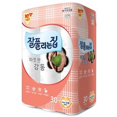 잘풀리는집 따뜻한감동 3겹 데코 고급롤화장지, 25m, 30개입, 1개 생활용품/화장지/물티슈 반품 최저가 14,820원