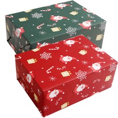 KAT 디자인 산타포장지 2종 x 5p 세트, 레드, 그린, 1세트 문구/오피스/데코/포장용품 반품 최저가 3,630원