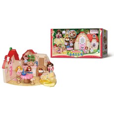 미미 백설공주미미 사과파이 굽는 숲속오두막 인형집, 혼합색상, 1세트 출산/유아동/완구/교구 반품 최저가 46,300원