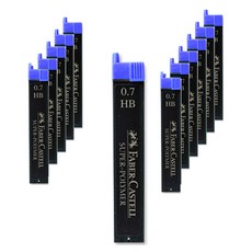 파버카스텔 슈퍼폴리머 샤프심 HB 120700, 0.7mm, 12개 문구/오피스/학용품/수업준비 반품 최저가 12,890원